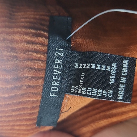 F21 Rust Overall Dress - Picture 6 of 7